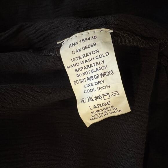 Elan Tiered Halter Maxi Cover-Up Dress Size Large - Picture 9 of 10